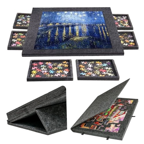 Puzzle table with - puzzle, 6