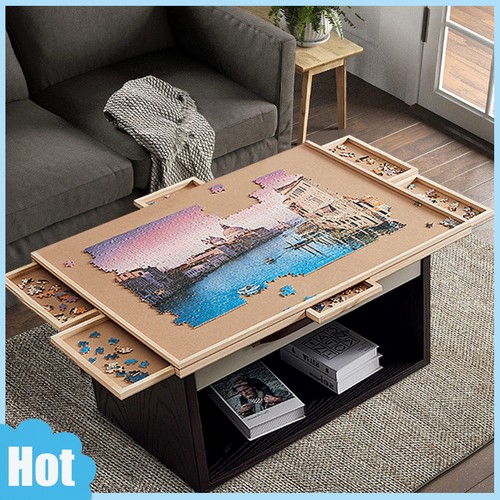 1000pcs wooden jigsaw - wooden,