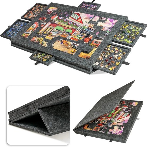 Puzzle table with storage - puzzle,
