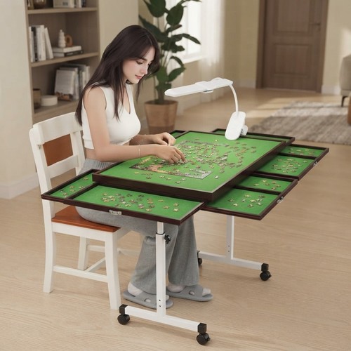 Ergonomic jigsaw puzzle table - jigsaw,