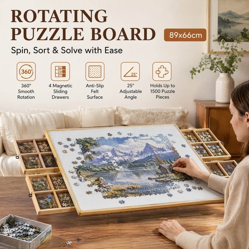 1500pcs puzzle board portable - board,