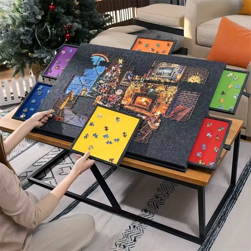 Felt jigsaw puzzle - jigsaw, board