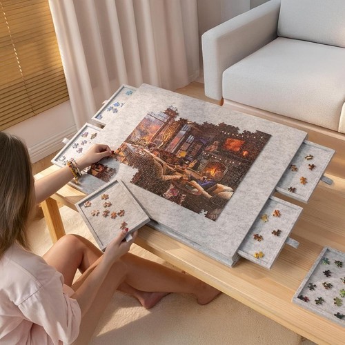 1000pcs puzzle board - 1000pcs, portable