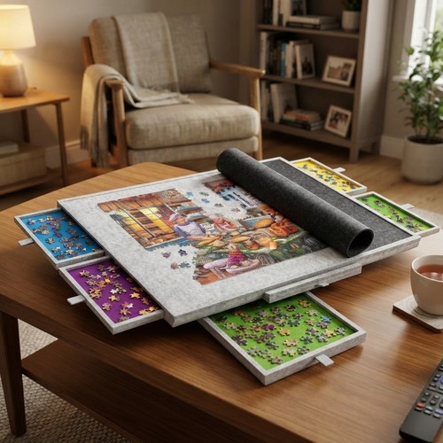 Luxury jigsaw puzzle table - puzzle,
